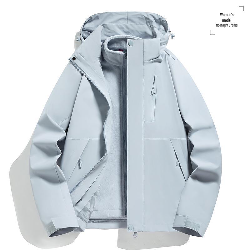 Унисекс Ветровка 3-в-1 для сильного дождя: Морозостойкая, ветрозащитная, водонепроницаемая куртка для альпинизма со съемной подкладкой (Набор из двух частей) XL
Унисекс Ветровка 3-в-1 для сильного дождя: Морозостойкая, ветрозащитная, водонепроницаемая куртка для альпинизма со съемной подкладкой (Набор из двух частей) XL