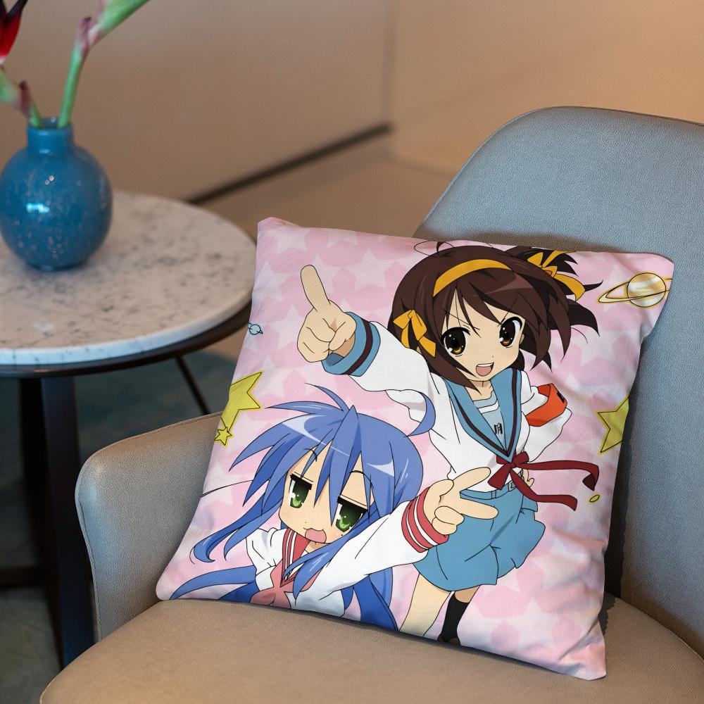 The Melancholy of Haruhi Suzumiya Cushion Cover 2-in-1 Reversible Plush Pillow Cover | Car/Sofa/Bed | Perfect Gift 12x12Inch
The Melancholy of Haruhi Suzumiya Cushion Cover 2-in-1 Reversible Plush Pillow Cover | Car/Sofa/Bed | Perfect Gift 12x12Inch