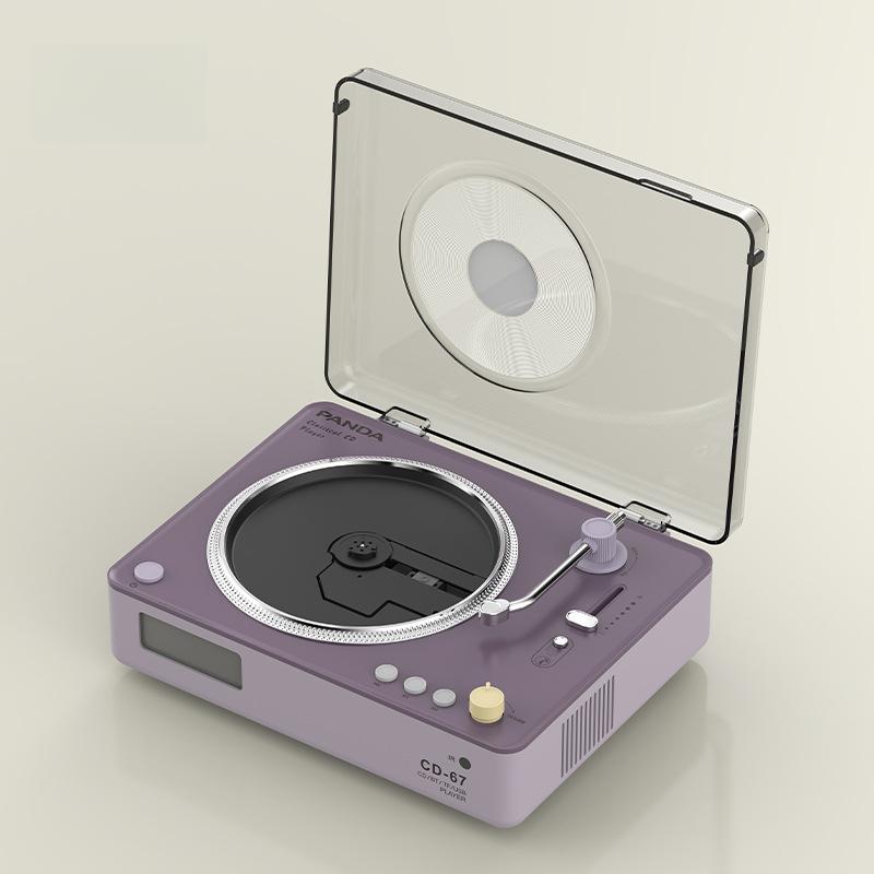 Портативний CD-програвач Бумбокс Bluetooth, 40-мм Динамік, РК-дисплей, USB-порт, Слот для SD-карти фіолетовий
Портативний CD-програвач Бумбокс Bluetooth, 40-мм Динамік, РК-дисплей, USB-порт, Слот для SD-карти фіолетовий