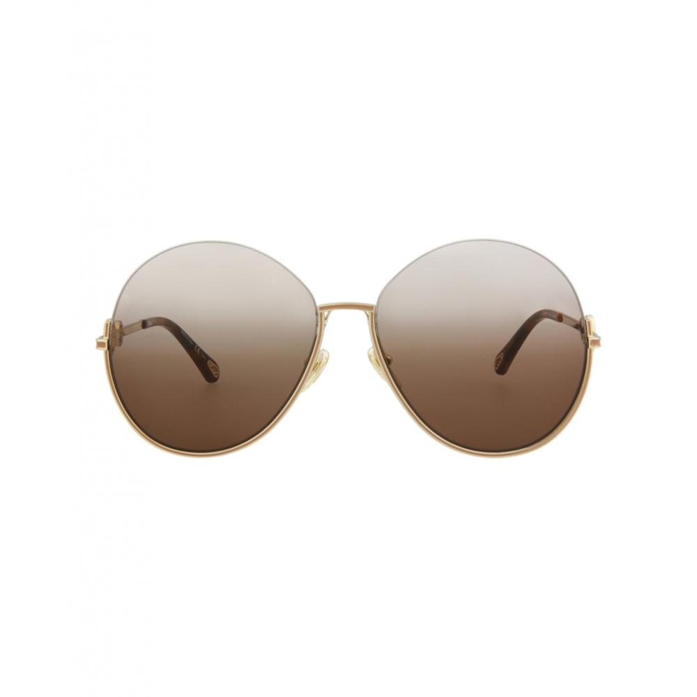 Chlo Round Frame Metal Sunglasses Gold Gold Brown One Size
Chlo Round Frame Metal Sunglasses Gold Gold Brown One Size