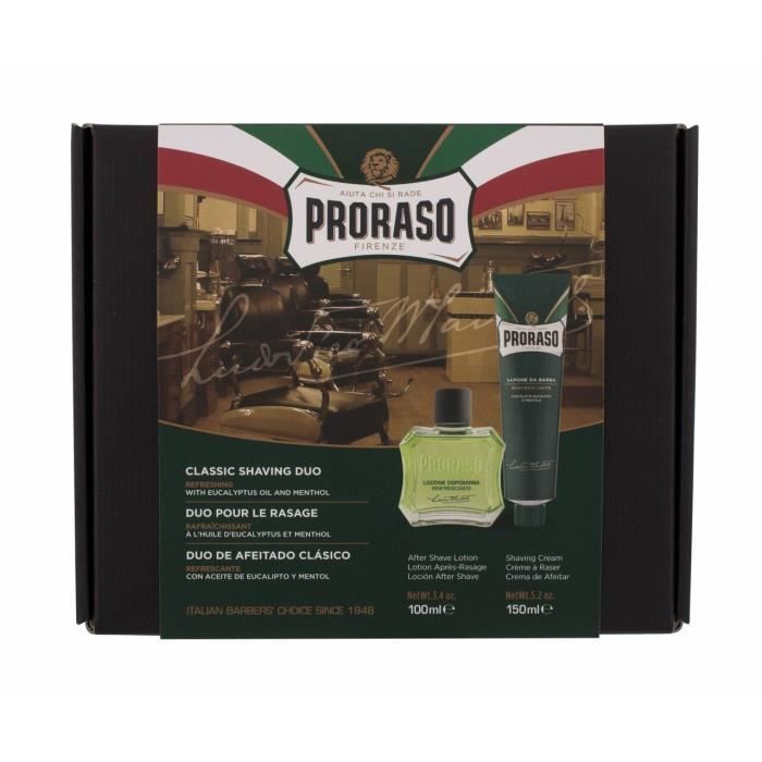 Proraso 100ml Duo De Rasage Classique Vert, Après-rasage
Proraso 100ml Duo De Rasage Classique Vert, Après-rasage