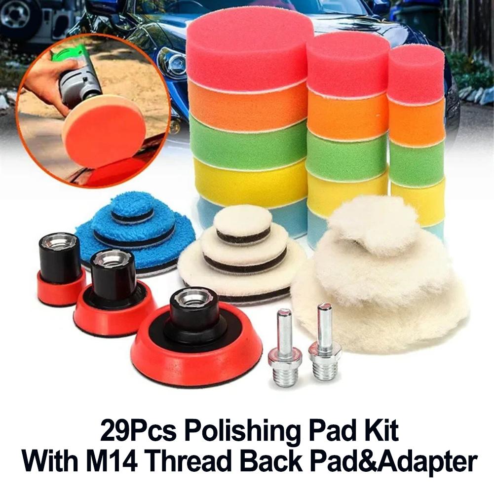 29 Piece Car Polishing Pad Kit Compatible with Power Drill for Surface Finishing on Automobiles Boats and Fiberglass Components China Mainland
29 Piece Car Polishing Pad Kit Compatible with Power Drill for Surface Finishing on Automobiles Boats and Fiberglass Components China Mainland