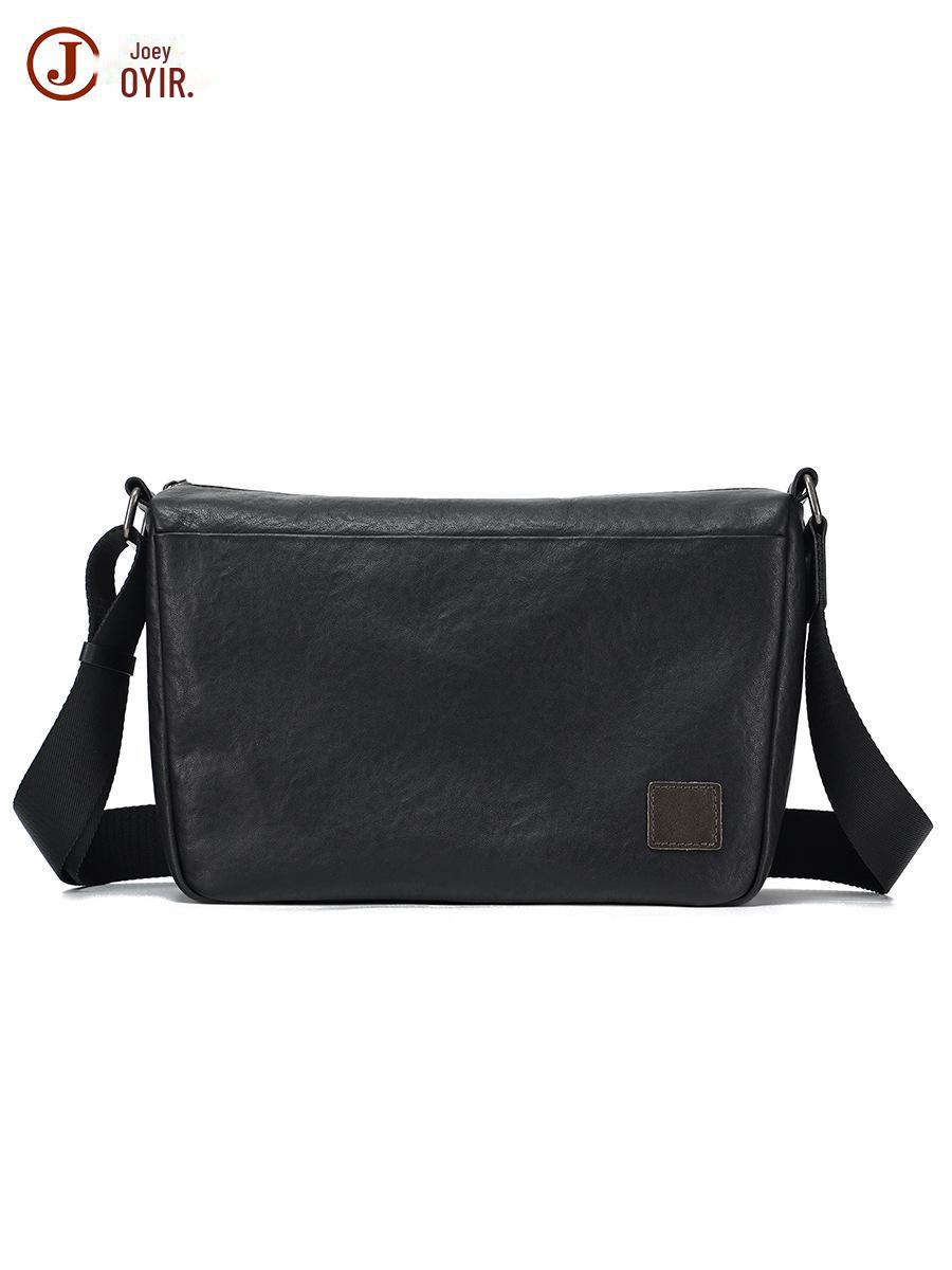 Мужская сумка-мессенджер из натуральной кожи для мотоциклистов - большая вместимость, повседневная мода чёрный
Мужская сумка-мессенджер из натуральной кожи для мотоциклистов - большая вместимость, повседневная мода чёрный