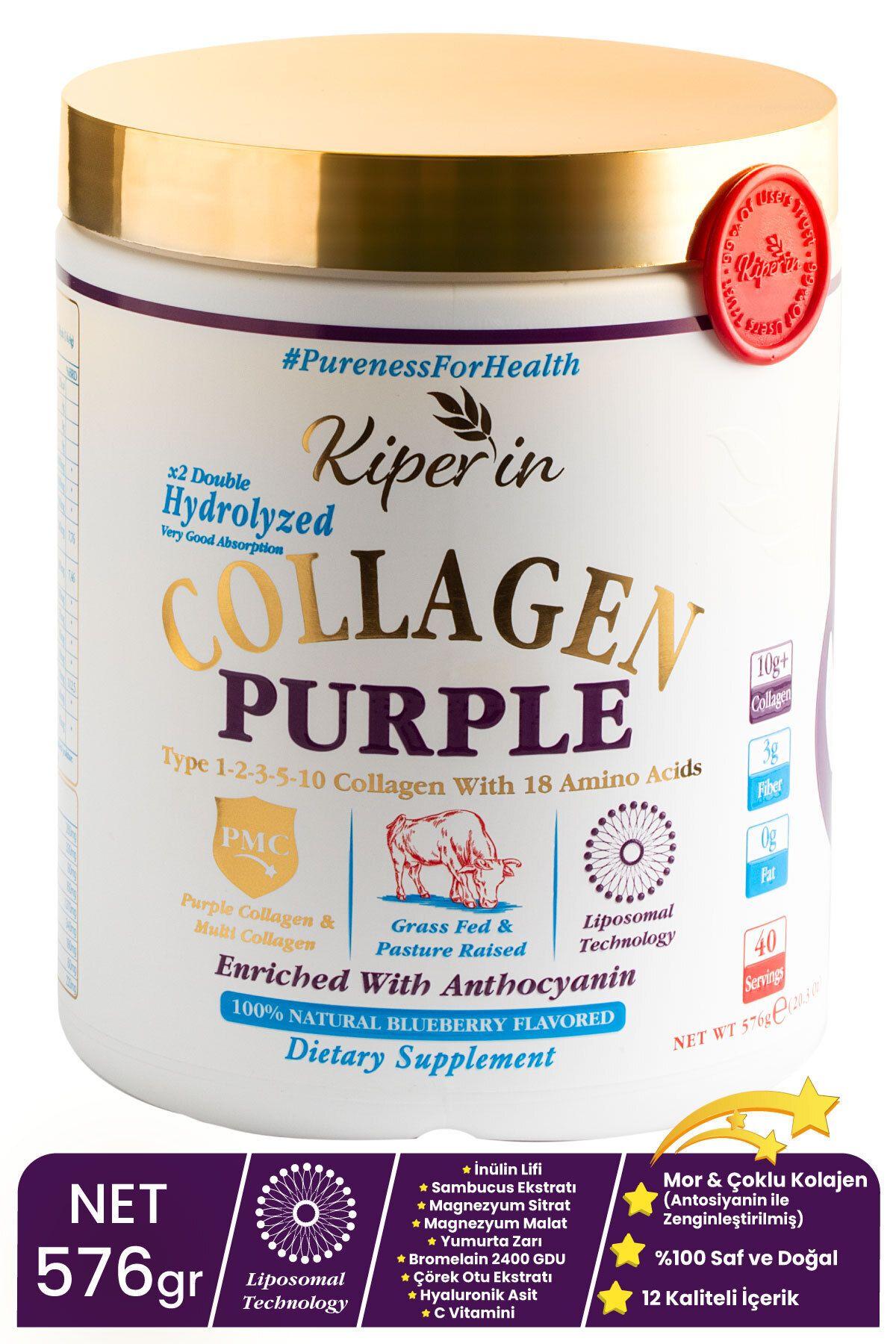 Kiperin 100% Pure and Natural Purple & Multi Collagen Peptides Liposomal Technology Dietary Supplement (576 grams)
Kiperin 100% Pure and Natural Purple & Multi Collagen Peptides Liposomal Technology Dietary Supplement (576 grams)