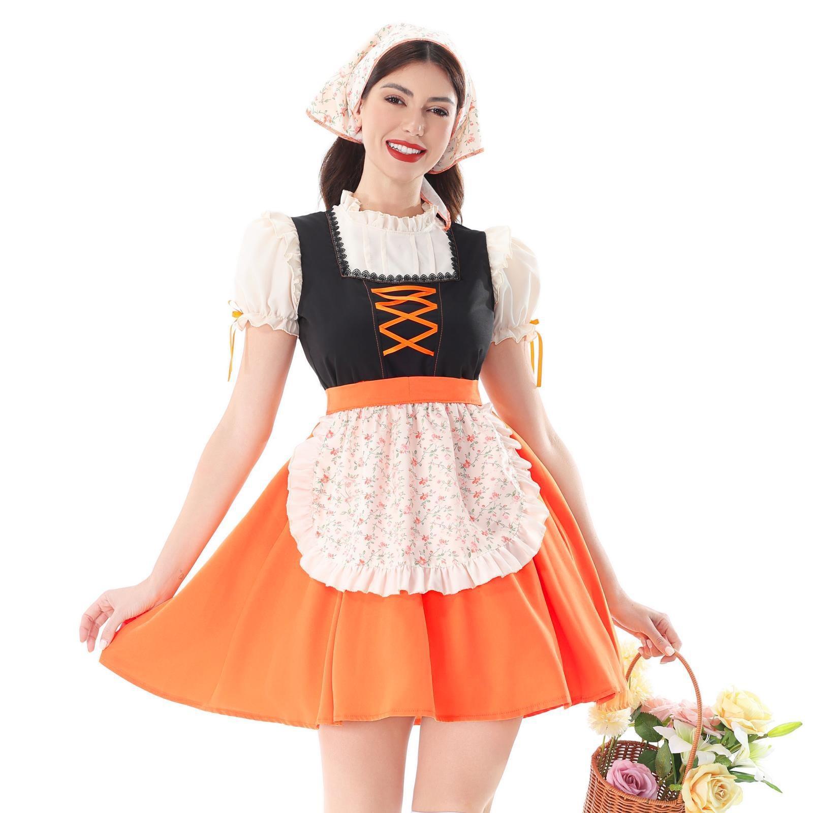 Women s Traditional Oktoberfest Farmhouse Dress Vintage Peasant Costume with Apron and Lace-Up Bodice Suitable for Festivals and Events XL жовтий
Women s Traditional Oktoberfest Farmhouse Dress Vintage Peasant Costume with Apron and Lace-Up Bodice Suitable for Festivals and Events XL жовтий