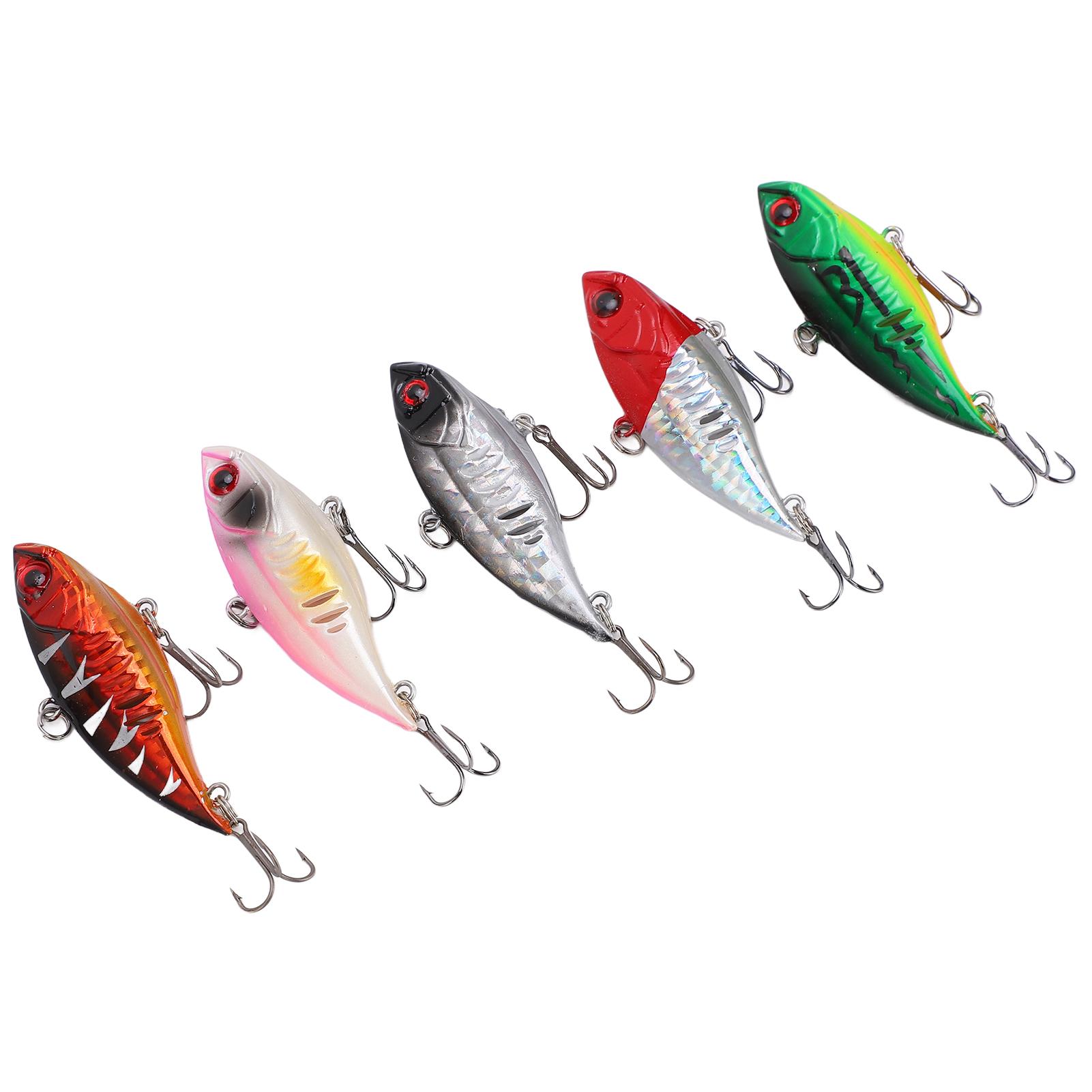 5Pcs Hard Fishing Lure Plastic Lifelike Fishing Bait Submerged for Rivers Lakes Reservoirs 6.5cm/11g
5Pcs Hard Fishing Lure Plastic Lifelike Fishing Bait Submerged for Rivers Lakes Reservoirs 6.5cm/11g