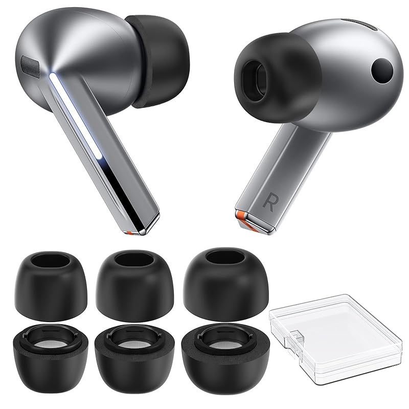 AhaStyle Samsung Galaxy Buds3 Pro Memory foam earphone tips for (2024) 3 Pairs S/M/L Ultimate Comfort Noise Canceling Memory Foam Ear Replacement Tips
AhaStyle Samsung Galaxy Buds3 Pro Memory foam earphone tips for (2024) 3 Pairs S/M/L Ultimate Comfort Noise Canceling Memory Foam Ear Replacement Tips