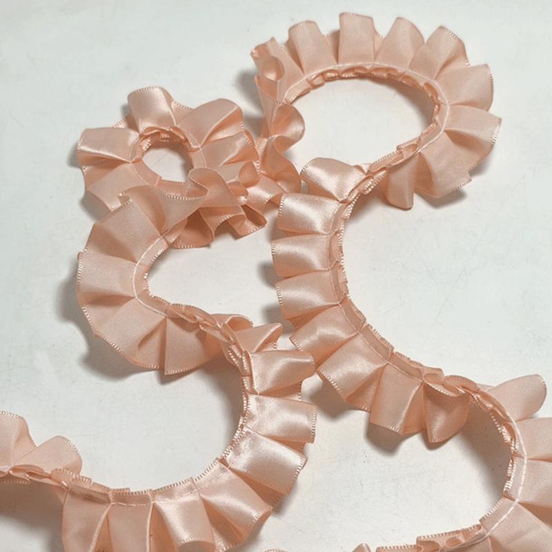 25mm Single Doule Pleated Lace 5 Yards Ruffle Ribbon Trim for DIY Dolls Dress Flower Decor Sewing Supplies Craft Accessories 25mm-5yards
25mm Single Doule Pleated Lace 5 Yards Ruffle Ribbon Trim for DIY Dolls Dress Flower Decor Sewing Supplies Craft Accessories 25mm-5yards