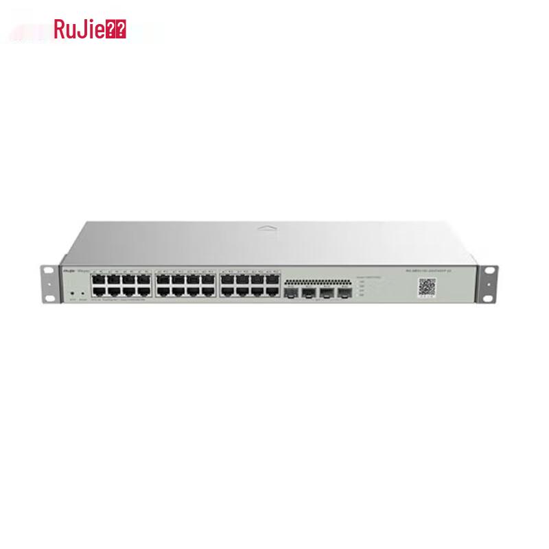 Ruijie RG-NBS3100-24GT4SFP V2 24-Port Gigabit Layer 2 Managed Switch
Ruijie RG-NBS3100-24GT4SFP V2 24-Port Gigabit Layer 2 Managed Switch