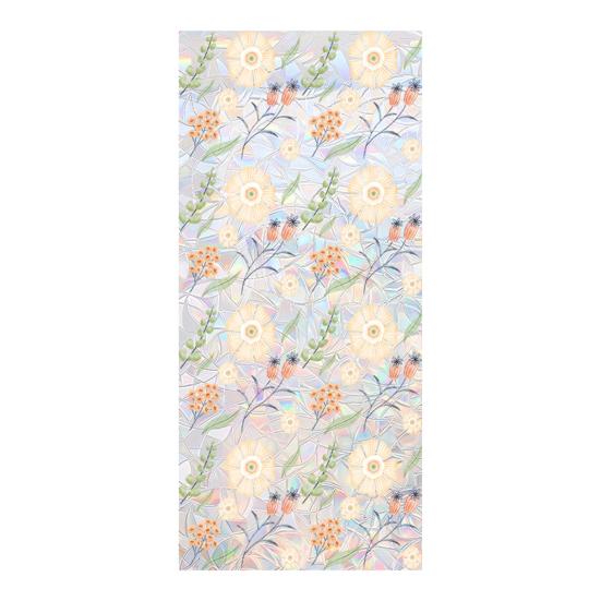 4 Sheets Rainbow Floral Window Privacy Film Stained Glass Decorative Decals Sun Blocking Heat Control Static Glass Clings for Bedroom Living Room H
4 Sheets Rainbow Floral Window Privacy Film Stained Glass Decorative Decals Sun Blocking Heat Control Static Glass Clings for Bedroom Living Room H