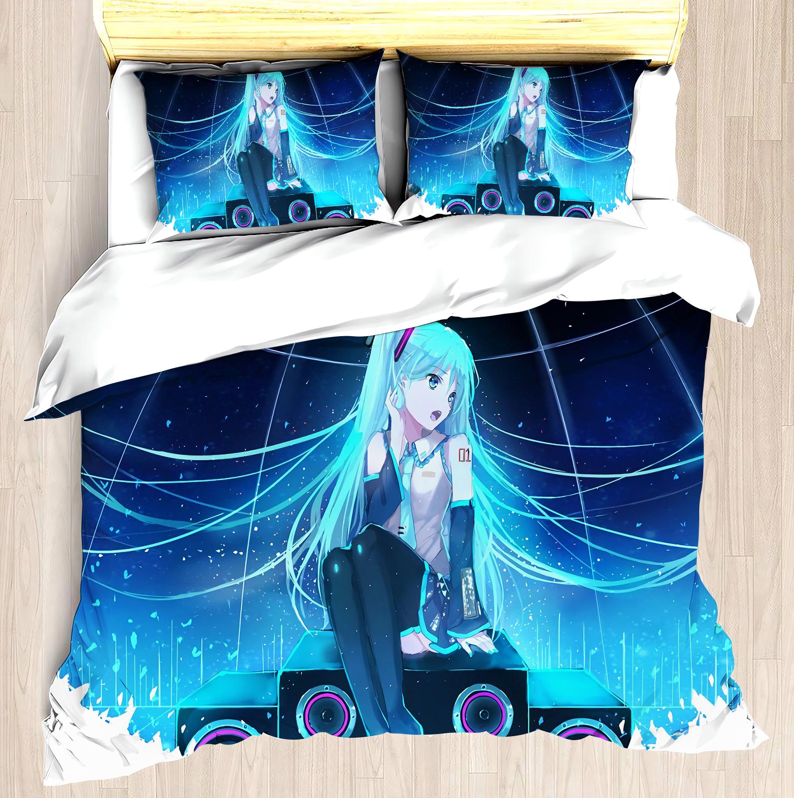 Kawaii Girls H-Hatsune Miku Cartoon Duvet Cover Comforter Bedding sets Soft Quilt Cover and Pillow Cases Single_Double_Queen_King AU King(245x210cm)
Kawaii Girls H-Hatsune Miku Cartoon Duvet Cover Comforter Bedding sets Soft Quilt Cover and Pillow Cases Single_Double_Queen_King AU King(245x210cm)