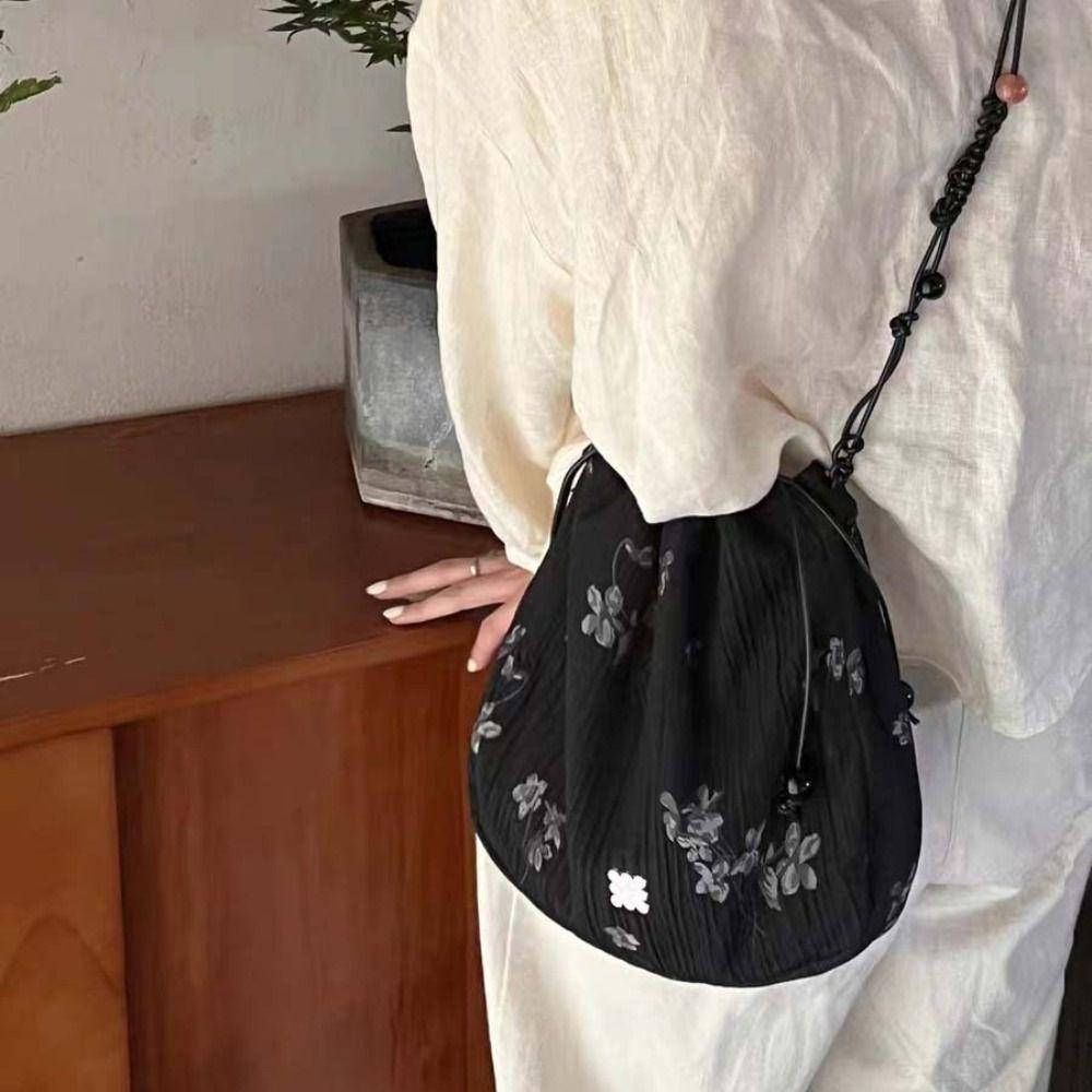 Floral Flower Drawstring Bucket Bag Handbag Small Messenger Bag Embroidery Crossbody Bag Children чёрный
Floral Flower Drawstring Bucket Bag Handbag Small Messenger Bag Embroidery Crossbody Bag Children чёрный