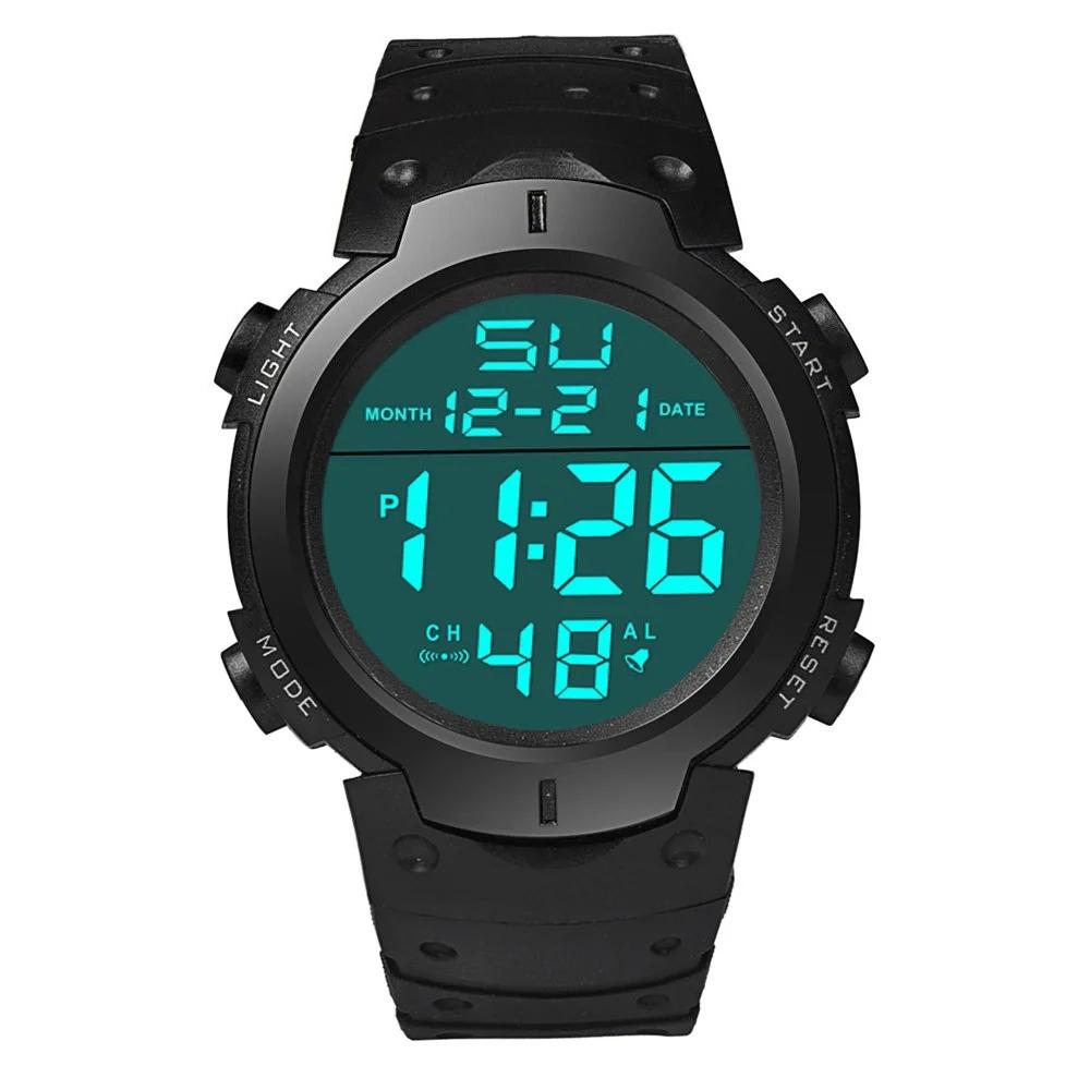 Men s Sport LED Digital Watch Multi-Functional Rubber Fitness Athlete Timekeeping Electronic Clock Reloj чёрный
Men s Sport LED Digital Watch Multi-Functional Rubber Fitness Athlete Timekeeping Electronic Clock Reloj чёрный
