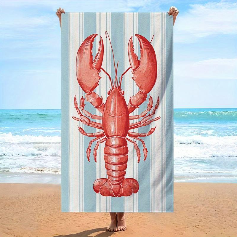 Vintage Red Lobster Nostalgic Beach Towel, Soft Microfiber for Swimming Travel Camping W40*H60(CM)
Vintage Red Lobster Nostalgic Beach Towel, Soft Microfiber for Swimming Travel Camping W40*H60(CM)