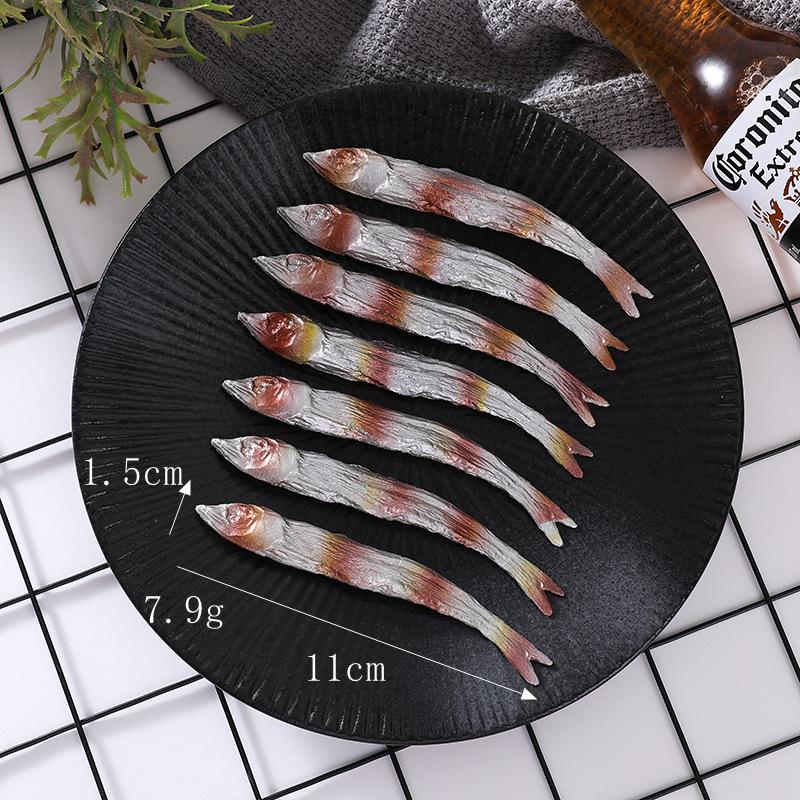 Simulation Dried Fish Artificial Seafood Model Fake Food Kitchen Photography Props Window Display Ornament Toy 1PCS
Simulation Dried Fish Artificial Seafood Model Fake Food Kitchen Photography Props Window Display Ornament Toy 1PCS