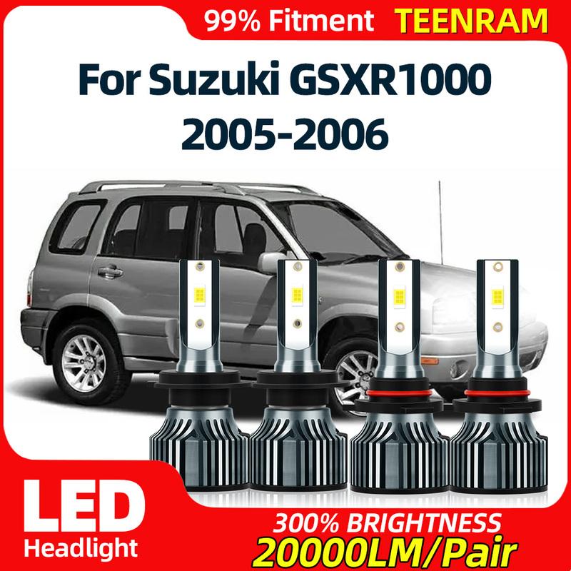 Car LED Headlights 40000LM Super Bright Auto Headlamps Bulbs With Fan 6000K Plug And Play For Suzuki GSXR1000 2005 2006 Low Beam 2PCS
Car LED Headlights 40000LM Super Bright Auto Headlamps Bulbs With Fan 6000K Plug And Play For Suzuki GSXR1000 2005 2006 Low Beam 2PCS