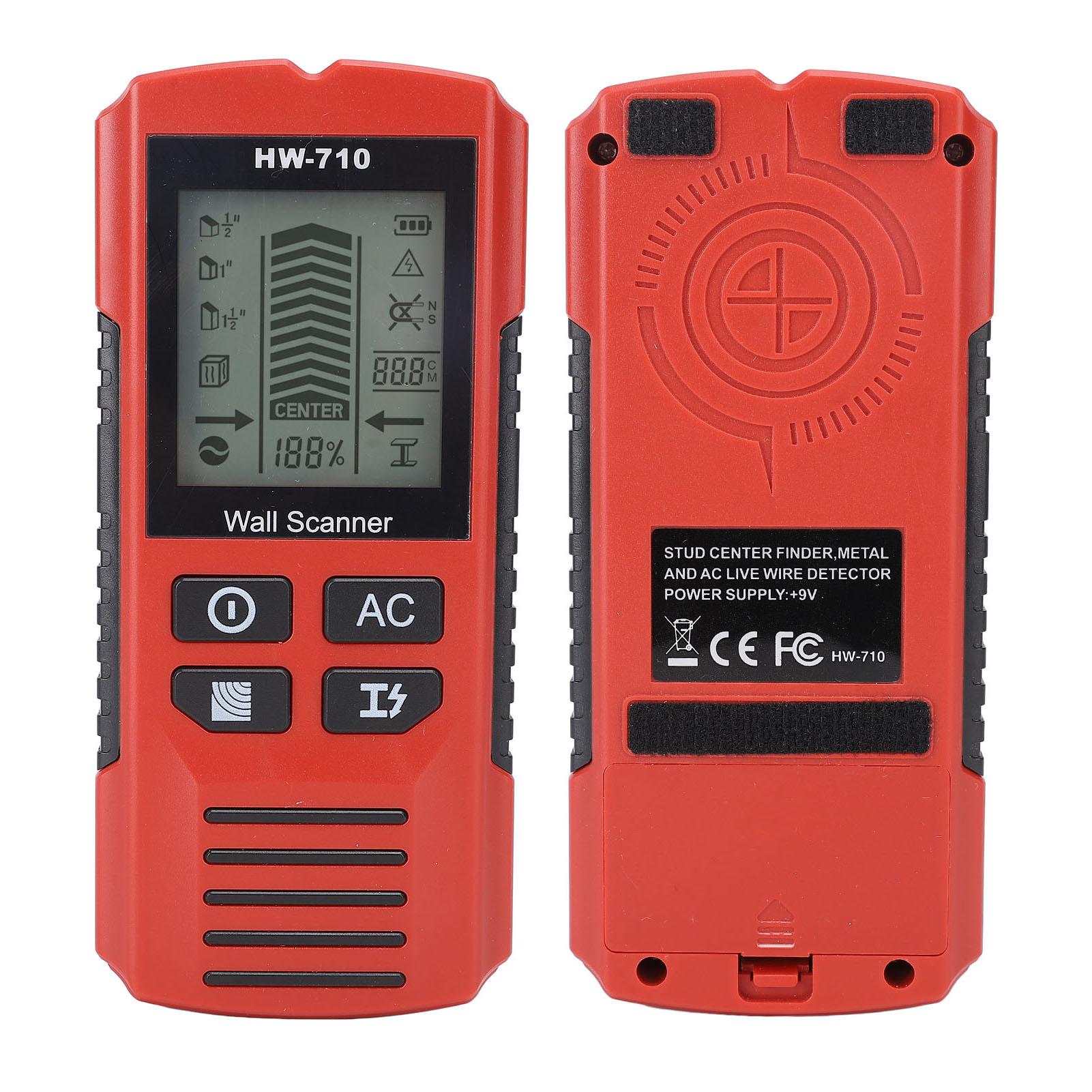Stud Finder Wall Scanner Portable Precise 7 in 1 Electronic Wood Metal Cable Locator with LCD Display for Construction Site
Stud Finder Wall Scanner Portable Precise 7 in 1 Electronic Wood Metal Cable Locator with LCD Display for Construction Site