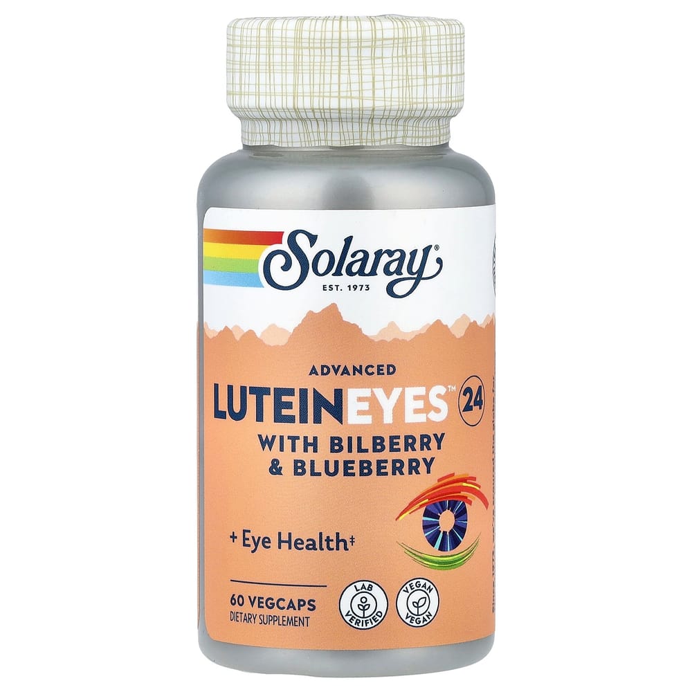 Solaray Bilberry & Blueberry Veggie Capsules, 60 Count 60 pcs - 1 ea
Solaray Bilberry & Blueberry Veggie Capsules, 60 Count 60 pcs - 1 ea