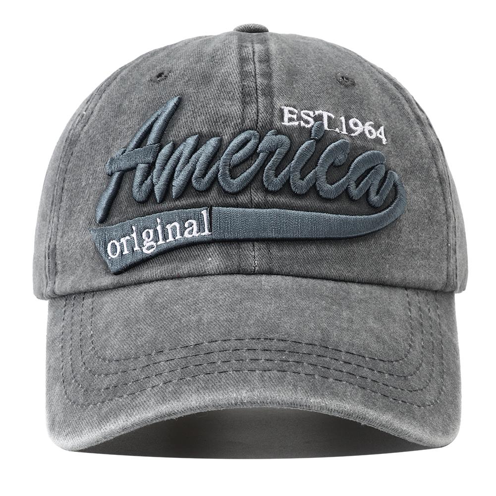Unisex Distressed American Letter Embroidery Baseball Cap Breathable Sunshade Peaked Hats for Women Men Hip Hop Outdoor Snapback Adjustable серый
Unisex Distressed American Letter Embroidery Baseball Cap Breathable Sunshade Peaked Hats for Women Men Hip Hop Outdoor Snapback Adjustable серый