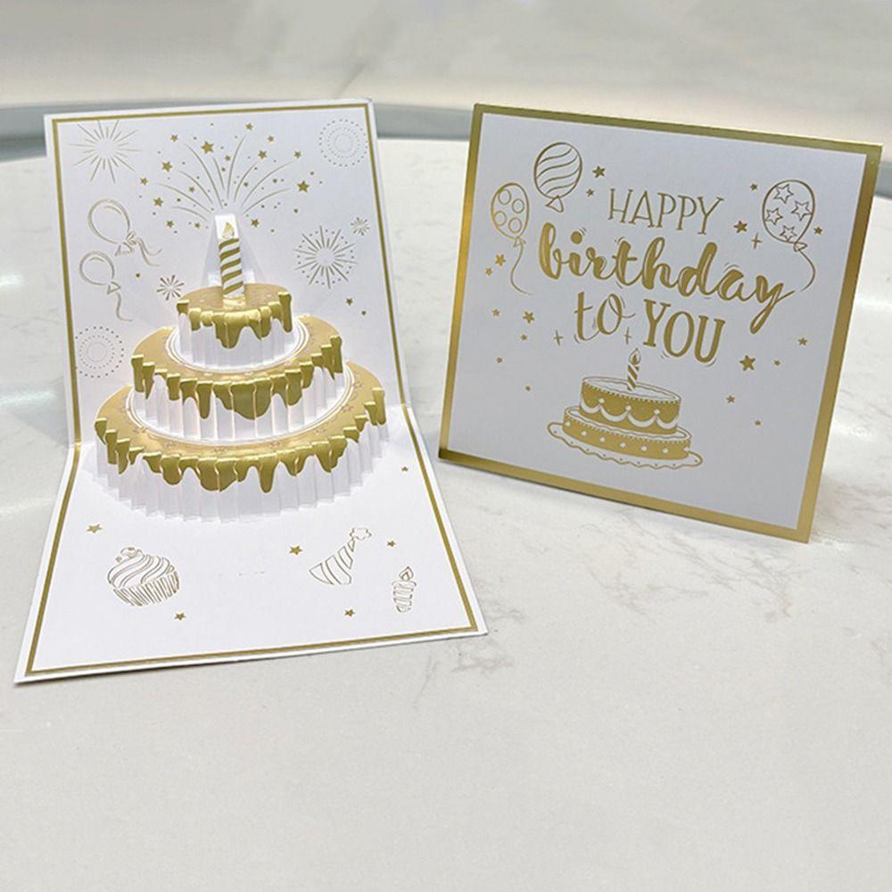 Musical and Light Happy Birthday Card Luxurious Foil Stamping Cards Birthday Party Supplies золотий
Musical and Light Happy Birthday Card Luxurious Foil Stamping Cards Birthday Party Supplies золотий