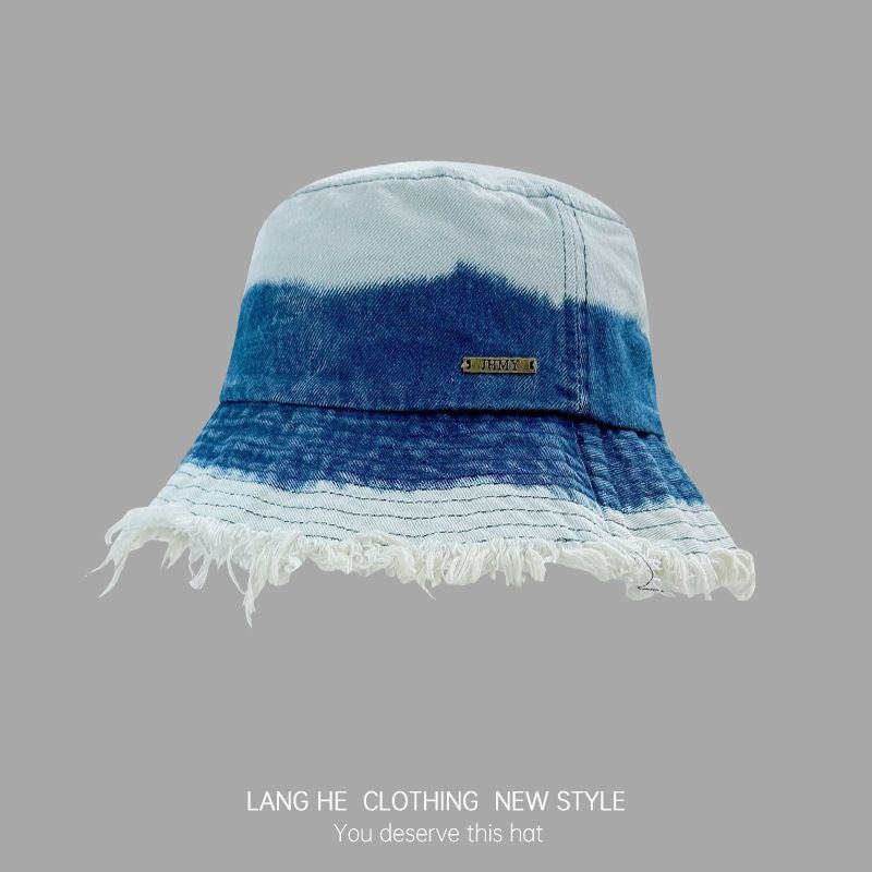 Frayed Edges Color Block Denim Bucket Hat Female Letters Sewed Label Washed Autumn Show Face Small Hat Autumn and Winter Leisure Basin Hat Dark Blue M(56-58cm)
Frayed Edges Color Block Denim Bucket Hat Female Letters Sewed Label Washed Autumn Show Face Small Hat Autumn and Winter Leisure Basin Hat Dark Blue M(56-58cm)