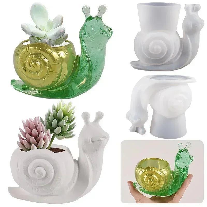 Cute Handmade Snail Shape Molds Creative Crystal Glue Silicone Mold Flower Potted Desktop Storage Box DIY Resin Plaster Mold A
Cute Handmade Snail Shape Molds Creative Crystal Glue Silicone Mold Flower Potted Desktop Storage Box DIY Resin Plaster Mold A