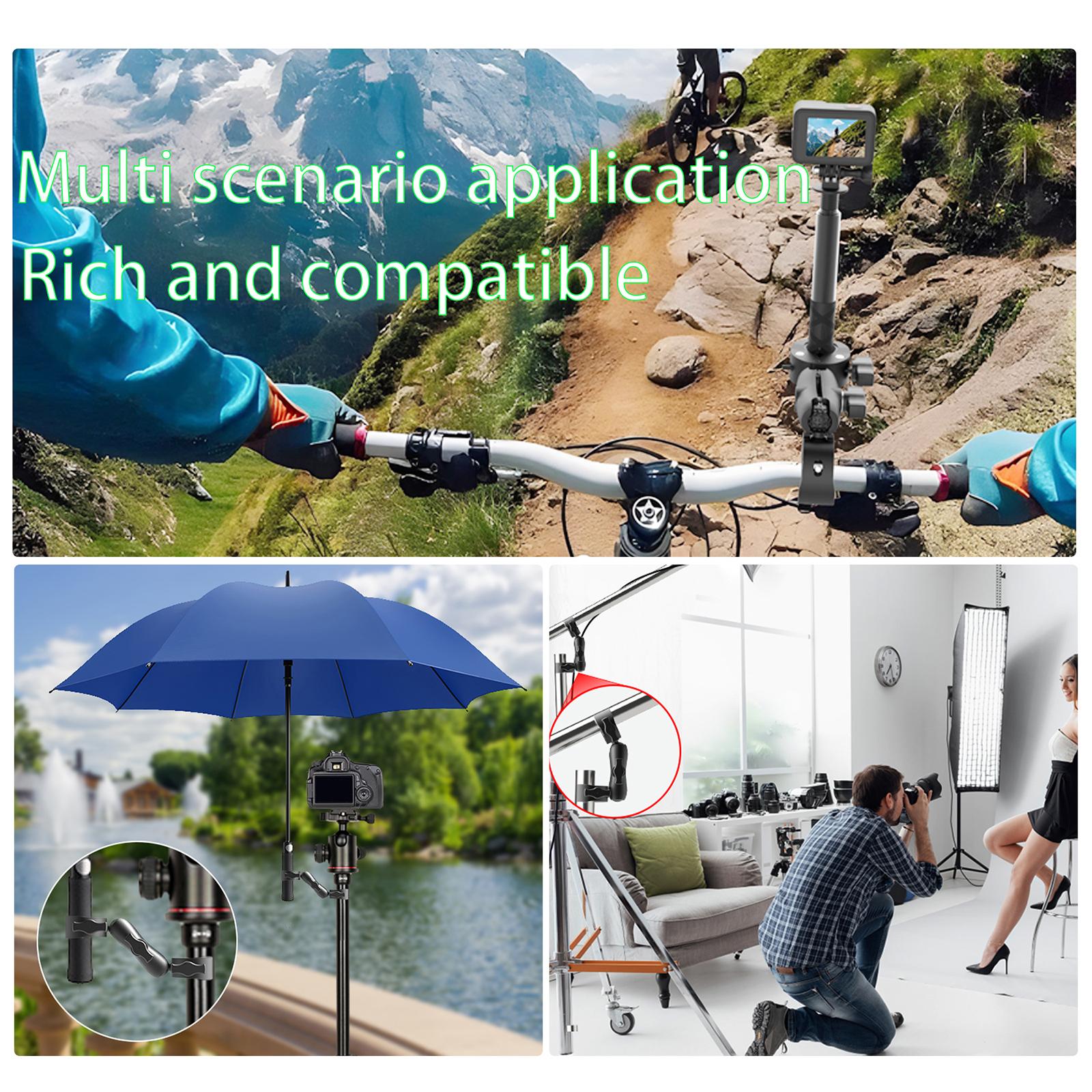 Motorcycle Rail Mount Clamp Convenient 360degree Round Mount for Action Cameras Phones on Bikes Easy to Install
Motorcycle Rail Mount Clamp Convenient 360degree Round Mount for Action Cameras Phones on Bikes Easy to Install