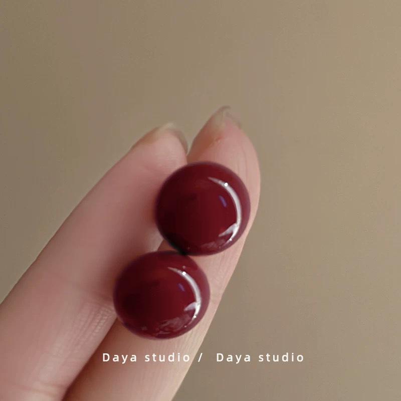 Ретро Серьги-пусеты Красный Анкор с геометрическим цветком - Высококлассные, Модные, Универсальные для женщин
Ретро Серьги-пусеты Красный Анкор с геометрическим цветком - Высококлассные, Модные, Универсальные для женщин