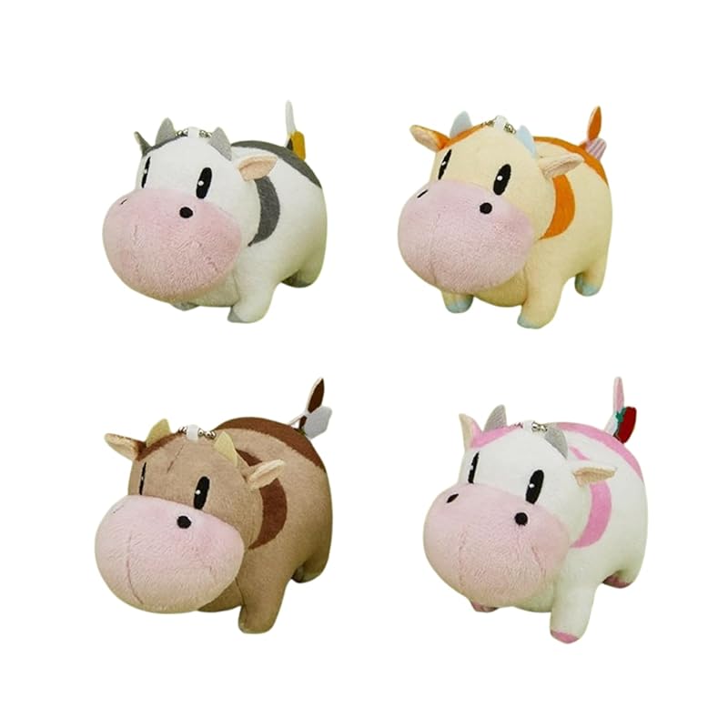 Harvest Moon with ball chain Mr. Cow stuffed toy All 4 types set Approximately 9cm
Harvest Moon with ball chain Mr. Cow stuffed toy All 4 types set Approximately 9cm