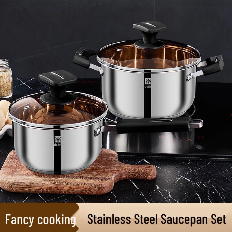 Набір кухонного посуду WMM з нержавіючої сталі, 2 предмети
Набір кухонного посуду WMM з нержавіючої сталі, 2 предмети