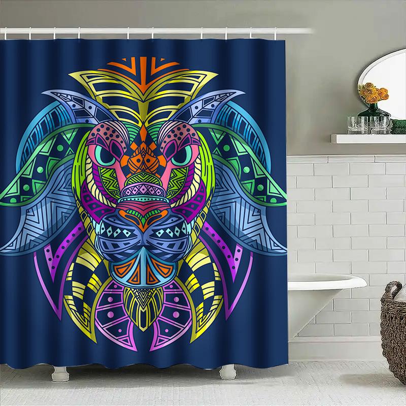 Tuniu Colorful Geometric Owl Shower Curtain Unique Pattern Design Modern Bathroom Decor Waterproof & Durable W60H190(CM)-1 Pcs
Tuniu Colorful Geometric Owl Shower Curtain Unique Pattern Design Modern Bathroom Decor Waterproof & Durable W60H190(CM)-1 Pcs