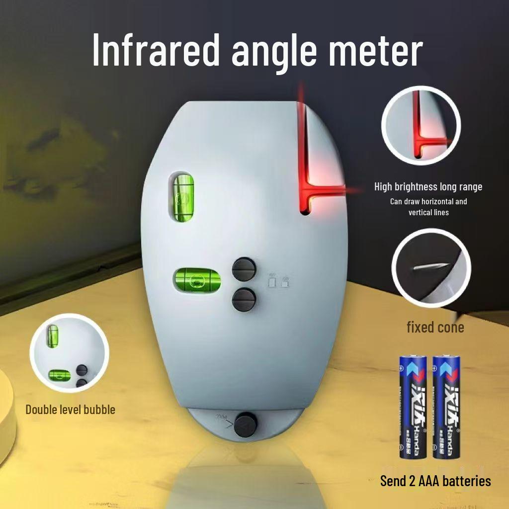 High Precision Automatic Infrared Laser 90° Angle Level Marker
High Precision Automatic Infrared Laser 90° Angle Level Marker