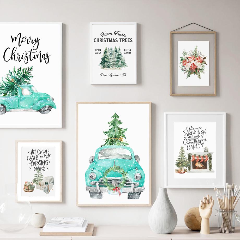 Рождественская елка Грузовик Камин Подарок Настенное искусство Живопись Скандинавские плакаты и принты Гостиная Настенные картины
Рождественская елка Грузовик Камин Подарок Настенное искусство Живопись Скандинавские плакаты и принты Гостиная Настенные картины