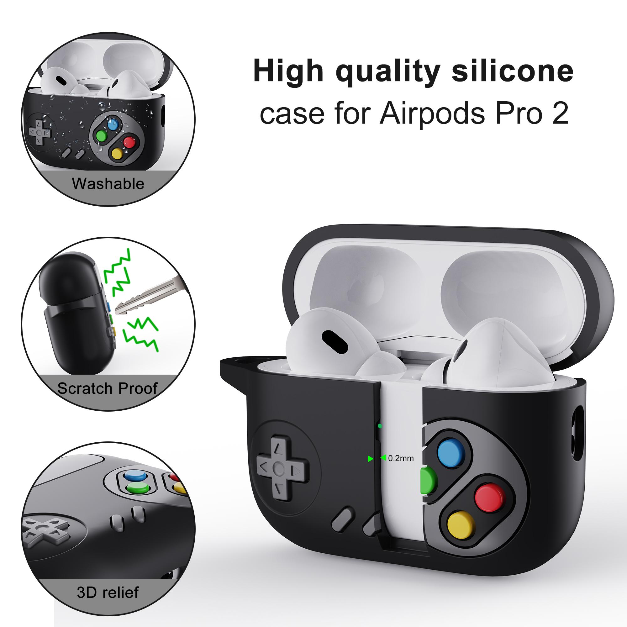 Earphone Silicone Case for Apple AirPods Pro (Gen 2) (USB-C)/AirPods Pro 2/Pro Game Console Design Earbuds Anti-Drop Cover with Ring Buckle Blue
Earphone Silicone Case for Apple AirPods Pro (Gen 2) (USB-C)/AirPods Pro 2/Pro Game Console Design Earbuds Anti-Drop Cover with Ring Buckle Blue