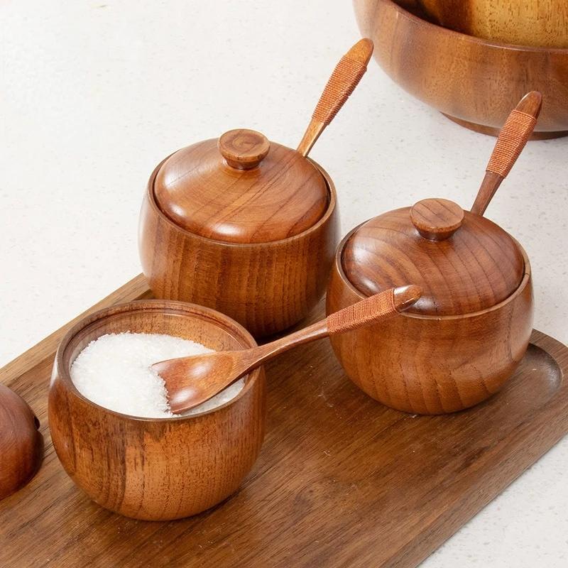Solid Wood Seasoning Pot Creative Seasoning Bottle Wooden Retro Solid Wood Salt Shaker with Lid Seasoning Pot Kitchen Tools 2021
Solid Wood Seasoning Pot Creative Seasoning Bottle Wooden Retro Solid Wood Salt Shaker with Lid Seasoning Pot Kitchen Tools 2021