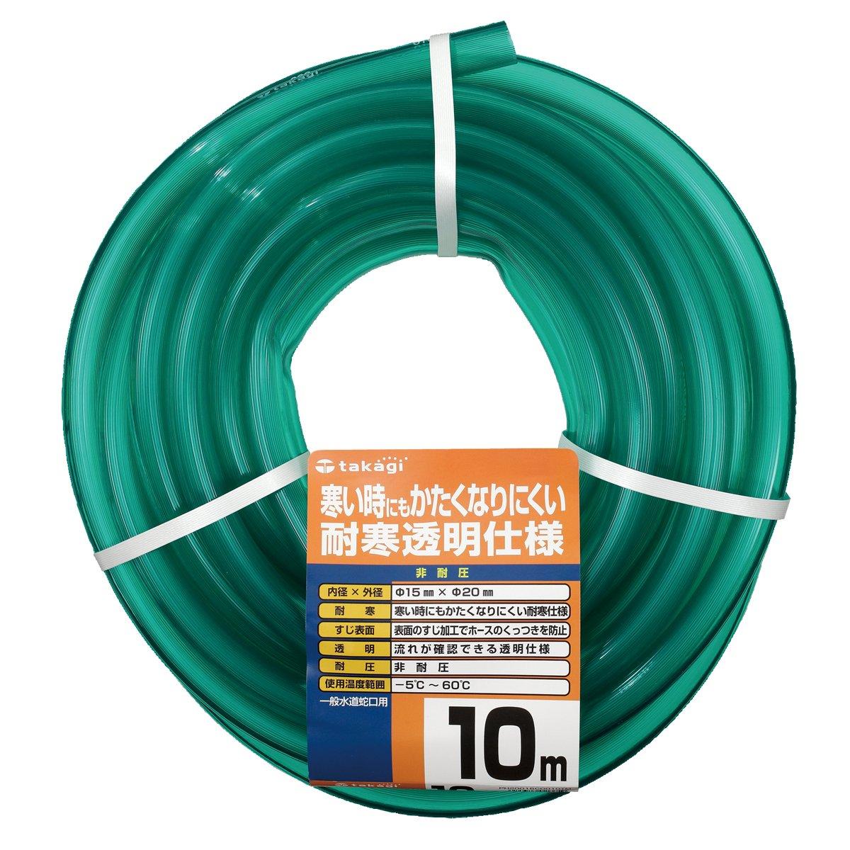 Takagi Soft Clear 15 x 20 010M PH20015CD010TM Hose, Cold-Resistant 10m, Non-Pressure-Resistant, Transparent, Cold-Resistant зелений
Takagi Soft Clear 15 x 20 010M PH20015CD010TM Hose, Cold-Resistant 10m, Non-Pressure-Resistant, Transparent, Cold-Resistant зелений