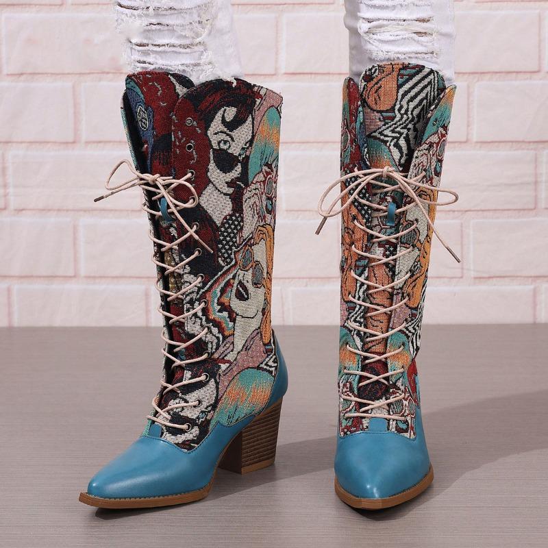 Size 35-43 Ethnic Style Women s Embroidered Mid-Calf Boots High Heel Leather Booties Bohemian Fashion Autumn Shoes Botas Mujer 35 синий
Size 35-43 Ethnic Style Women s Embroidered Mid-Calf Boots High Heel Leather Booties Bohemian Fashion Autumn Shoes Botas Mujer 35 синий