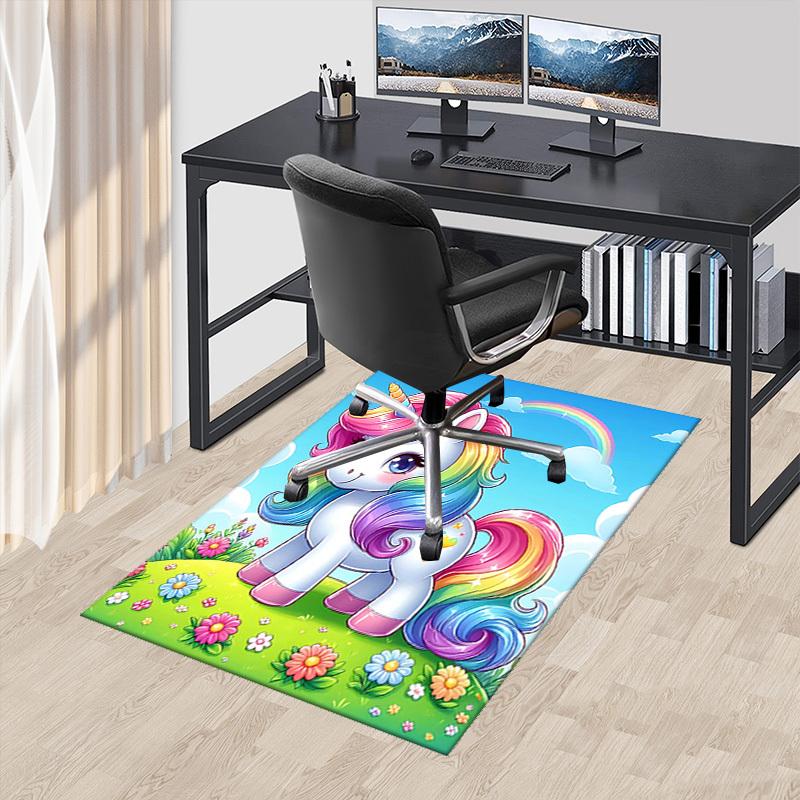 1pc Rainbow Unicorn Chair Mat - Anime Cartoon Design, Non-Slip Carpet for Office Chairs, Suitable for All Seasons and Perfect as a Gift.H061 60cm by 90cm
1pc Rainbow Unicorn Chair Mat - Anime Cartoon Design, Non-Slip Carpet for Office Chairs, Suitable for All Seasons and Perfect as a Gift.H061 60cm by 90cm