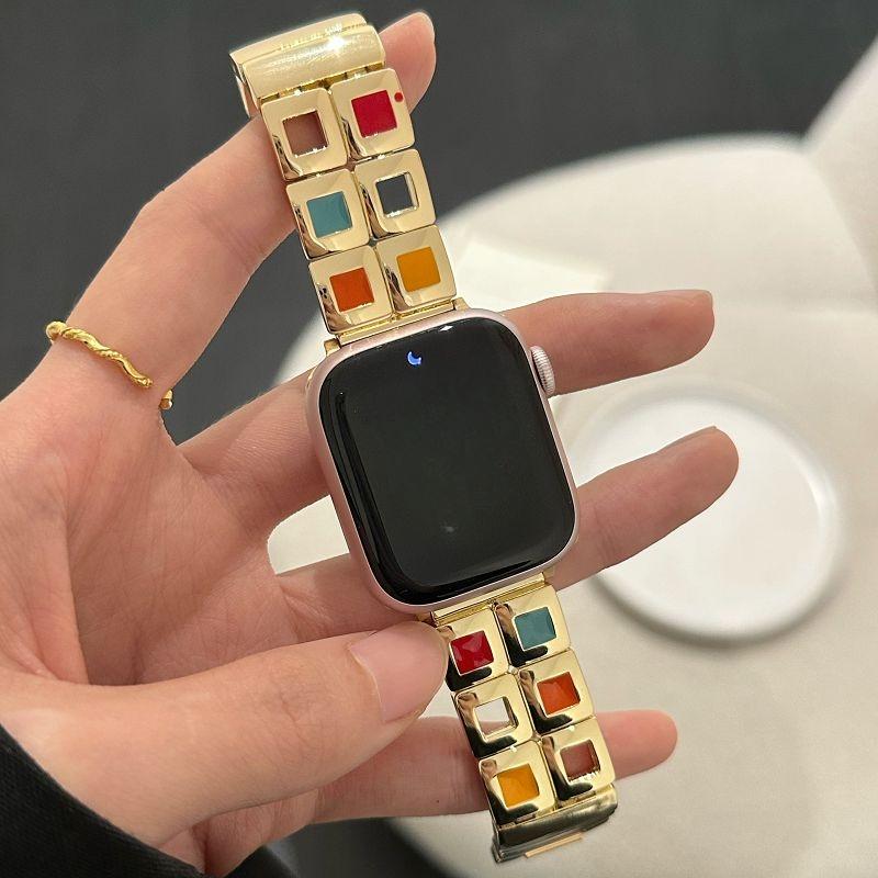 Роскошный ремешок для Apple Watch Ultra Ремешок 49 45 44 38 40 41 42 46 мм Женский браслет для iWatch S10 9 8 7 6 5 4 iwatch Correas 38 40 41mm золотой
Роскошный ремешок для Apple Watch Ultra Ремешок 49 45 44 38 40 41 42 46 мм Женский браслет для iWatch S10 9 8 7 6 5 4 iwatch Correas 38 40 41mm золотой