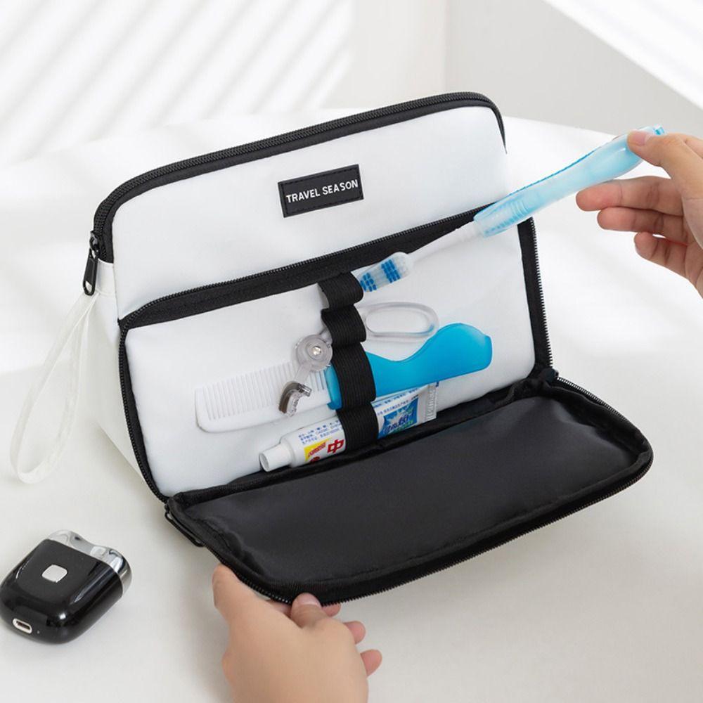 Dry Wet Separation Men s Makeup Bag Large Capacity Cosmetics Storage Bag Travel чорний
Dry Wet Separation Men s Makeup Bag Large Capacity Cosmetics Storage Bag Travel чорний