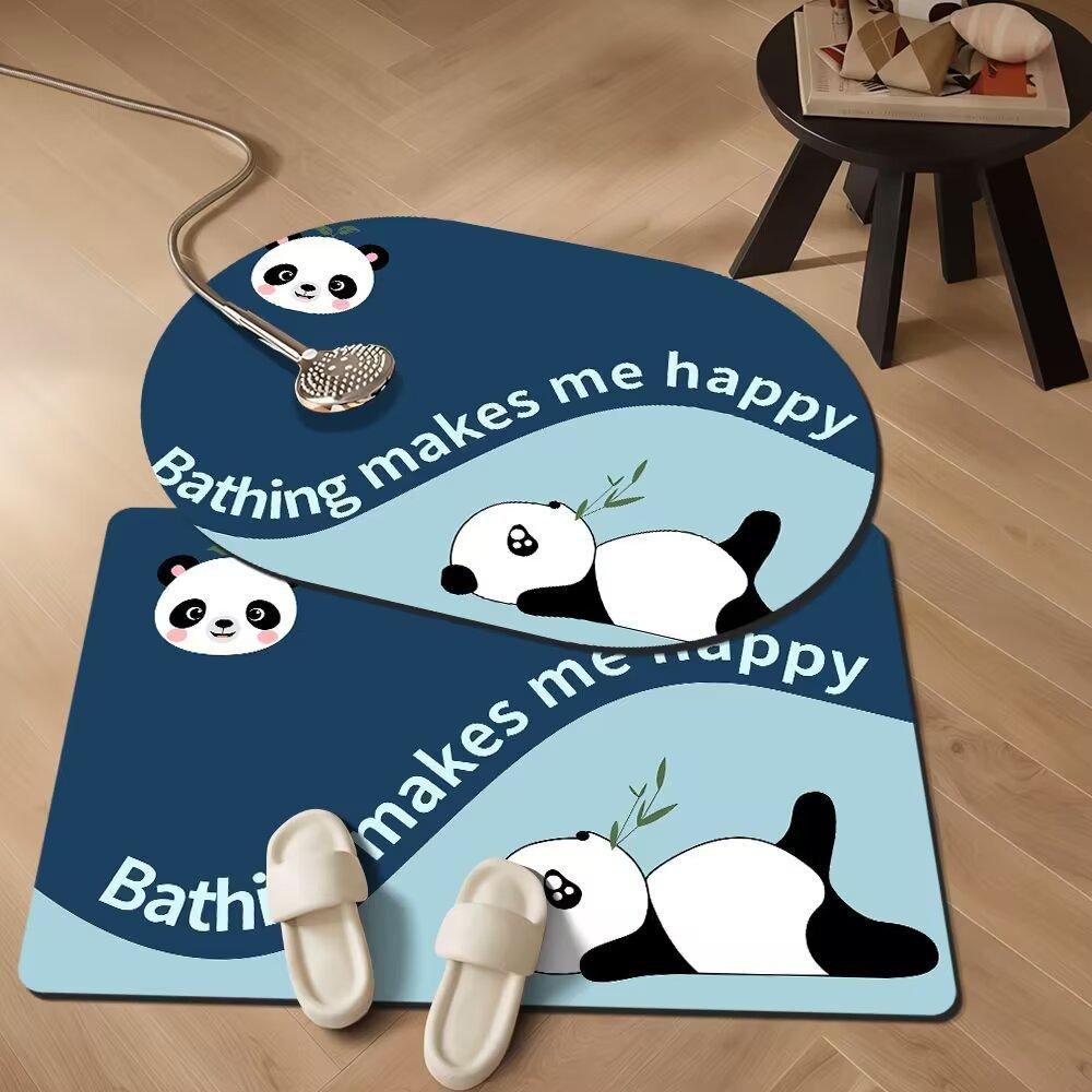 Bathroom Floor Mats Bathroom Water Absorption Quick Drying Dirt Resistant Anti Slip Foot Mats Diatom Mud Soft Foot Mats W2591WW-40*60cm
Bathroom Floor Mats Bathroom Water Absorption Quick Drying Dirt Resistant Anti Slip Foot Mats Diatom Mud Soft Foot Mats W2591WW-40*60cm
