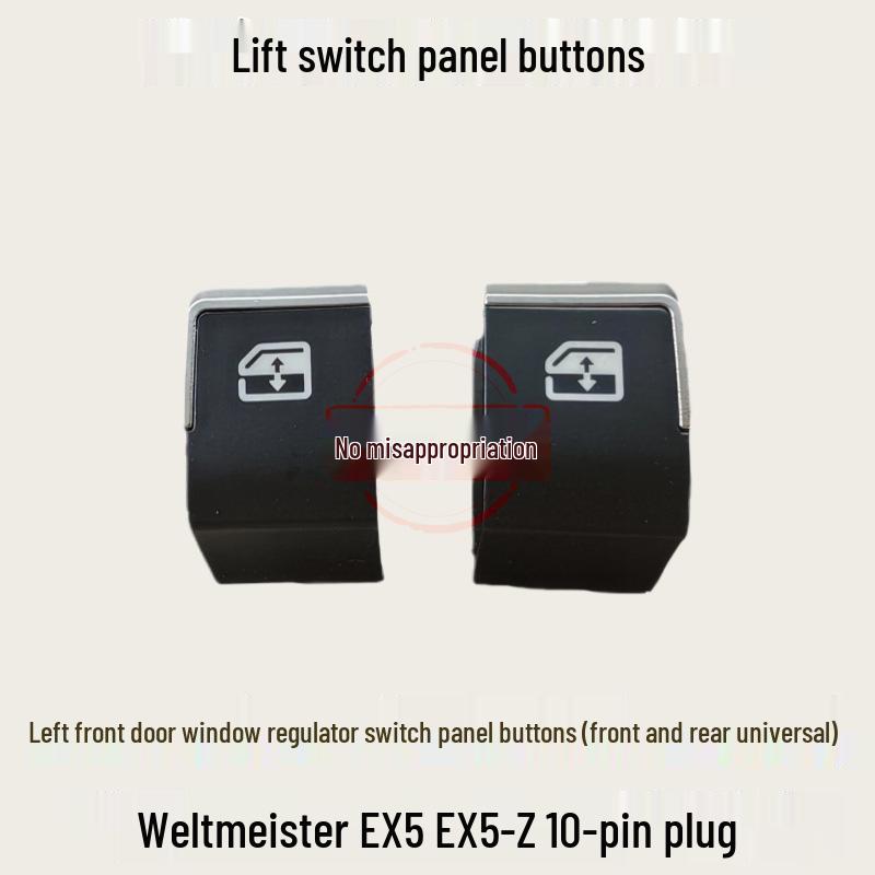 Compatible with Weltmeister EX5 10-Pin Left Front Door Window Switch Panel Buttons
Compatible with Weltmeister EX5 10-Pin Left Front Door Window Switch Panel Buttons