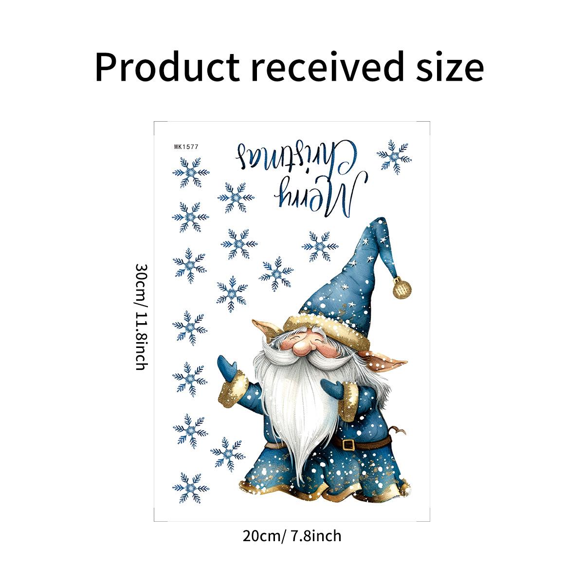 Santa Claus Snowflake English Slogan Static Cling Window Sticker DIY Wall Christmas Decor 20x30cm разноцветный
Santa Claus Snowflake English Slogan Static Cling Window Sticker DIY Wall Christmas Decor 20x30cm разноцветный