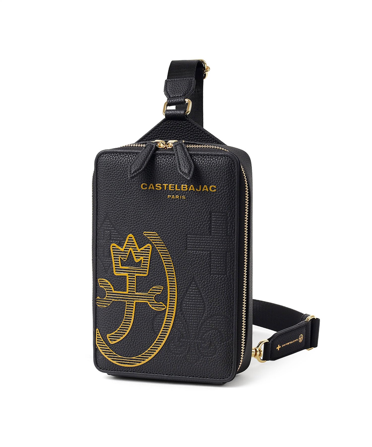 Castelbajac Canelé Leather One-Shoulder Bag No. 35922 Black
Castelbajac Canelé Leather One-Shoulder Bag No. 35922 Black