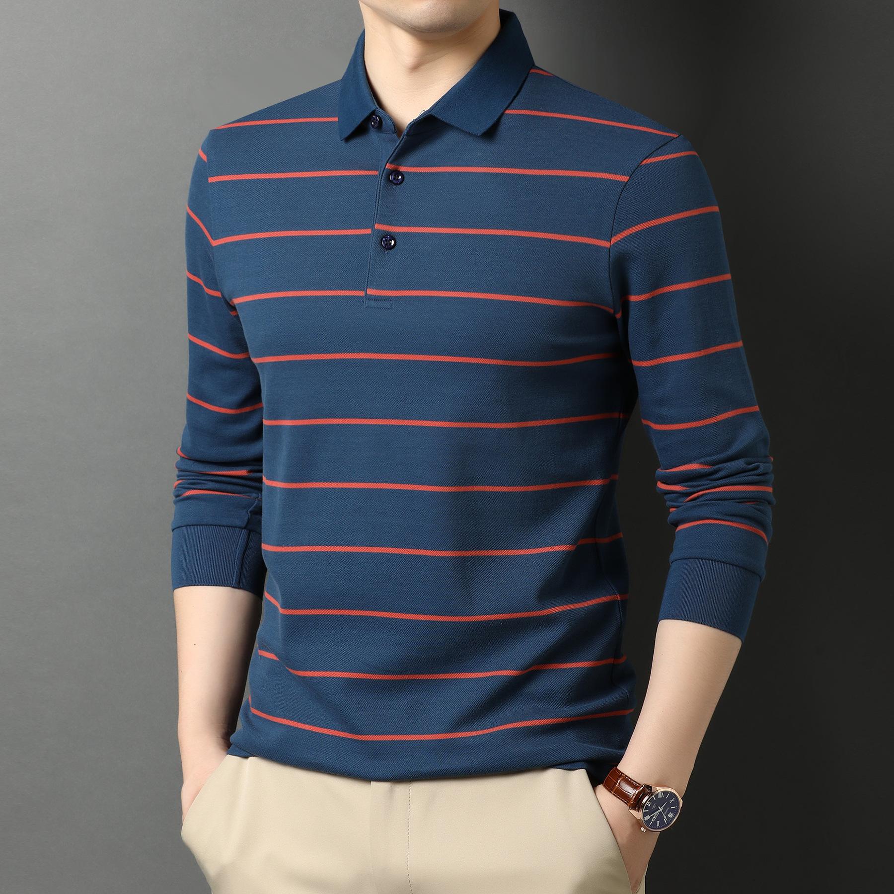 Новая мужская рубашка поло среднего возраста, свободная осенняя одежда, светодиодная мужская рубашка, мужская полосатая хлопковая футболка с длинными рукавами L
Новая мужская рубашка поло среднего возраста, свободная осенняя одежда, светодиодная мужская рубашка, мужская полосатая хлопковая футболка с длинными рукавами L