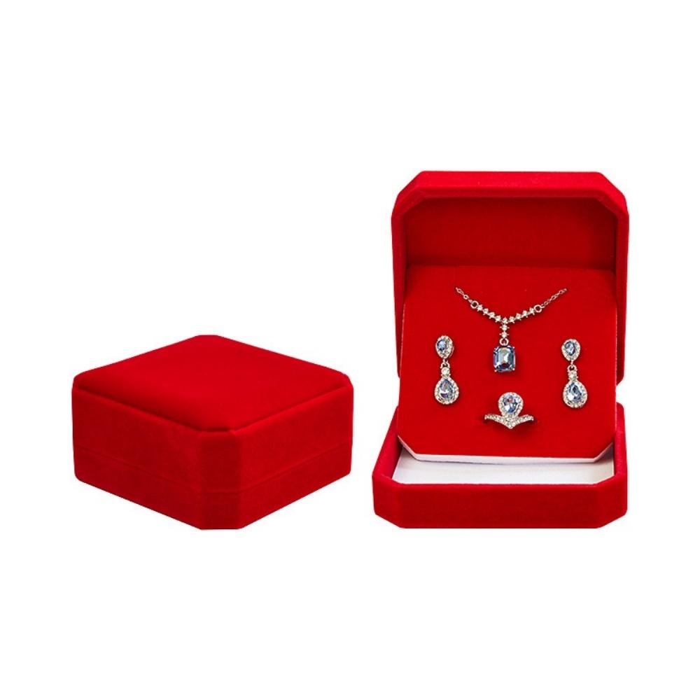 Necklace Ring Earrings Set Jewelry Storage Box Display Holder Case Beautifully Packaged Gift Packaging Box For Gifting красный
Necklace Ring Earrings Set Jewelry Storage Box Display Holder Case Beautifully Packaged Gift Packaging Box For Gifting красный
