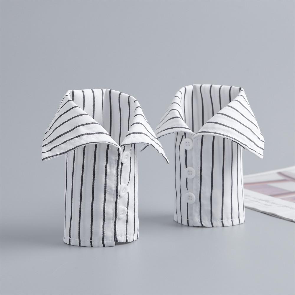 Detachable Fake Hand Sleeves Comfortable False Wrist Cuffs Stripe Shirt Fake Collar Photo Props Blue&White Fake Sleeves
Detachable Fake Hand Sleeves Comfortable False Wrist Cuffs Stripe Shirt Fake Collar Photo Props Blue&White Fake Sleeves
