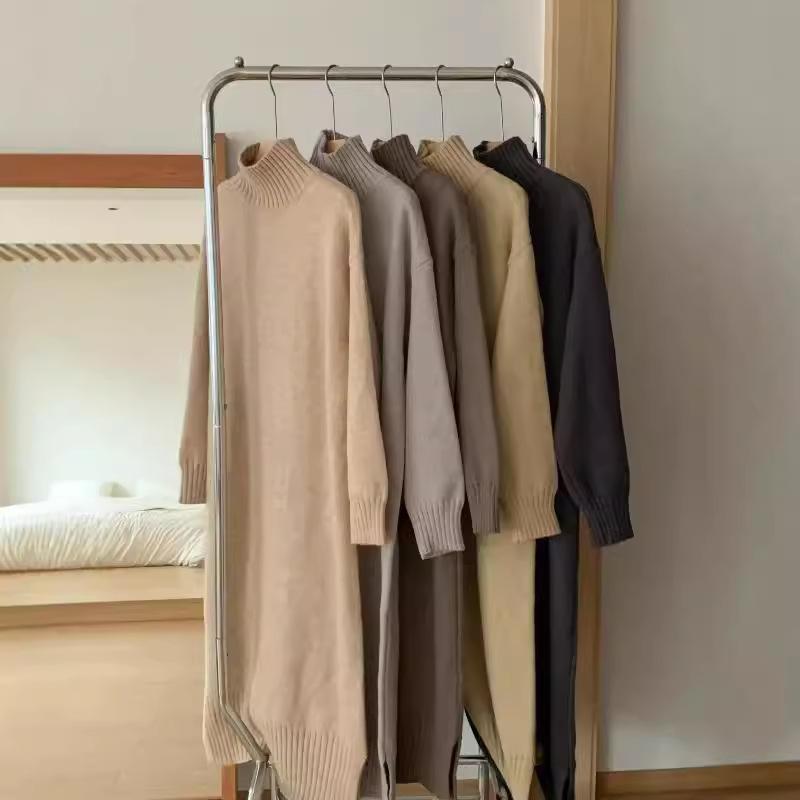 Новое осенне-зимнее вязаное платье свободного кроя, с большим воротником, темпераментное, ленивое, для базового слоя, свитер для женщин One Size абрикосовый
Новое осенне-зимнее вязаное платье свободного кроя, с большим воротником, темпераментное, ленивое, для базового слоя, свитер для женщин One Size абрикосовый