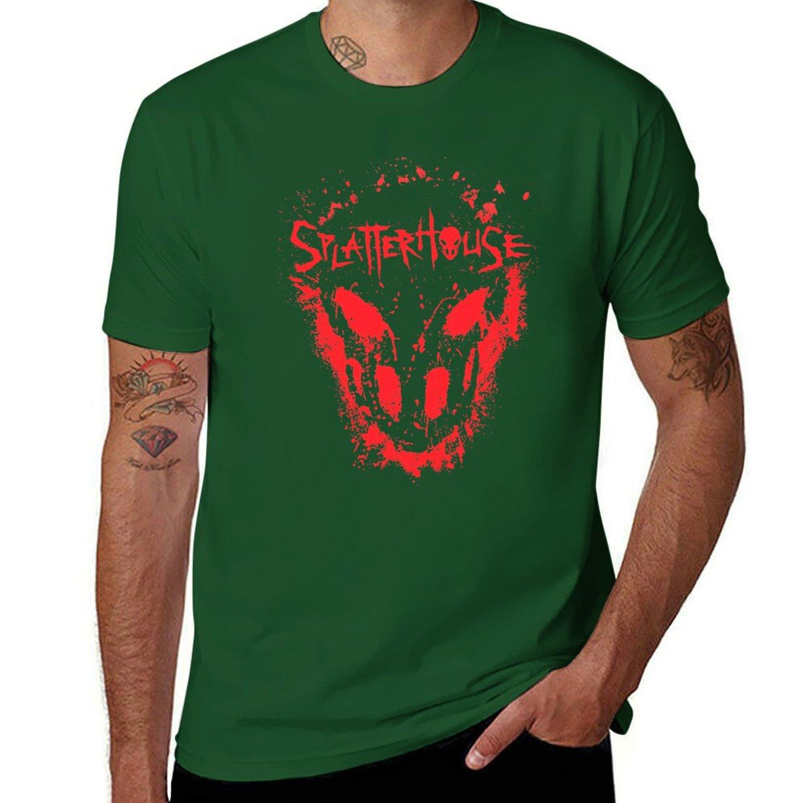Splatterhouse Cover Idea Classic Retro Vintage Customs Trending T-Shirt graphics kawaii clothes new edition mens t shirt 4XL
Splatterhouse Cover Idea Classic Retro Vintage Customs Trending T-Shirt graphics kawaii clothes new edition mens t shirt 4XL