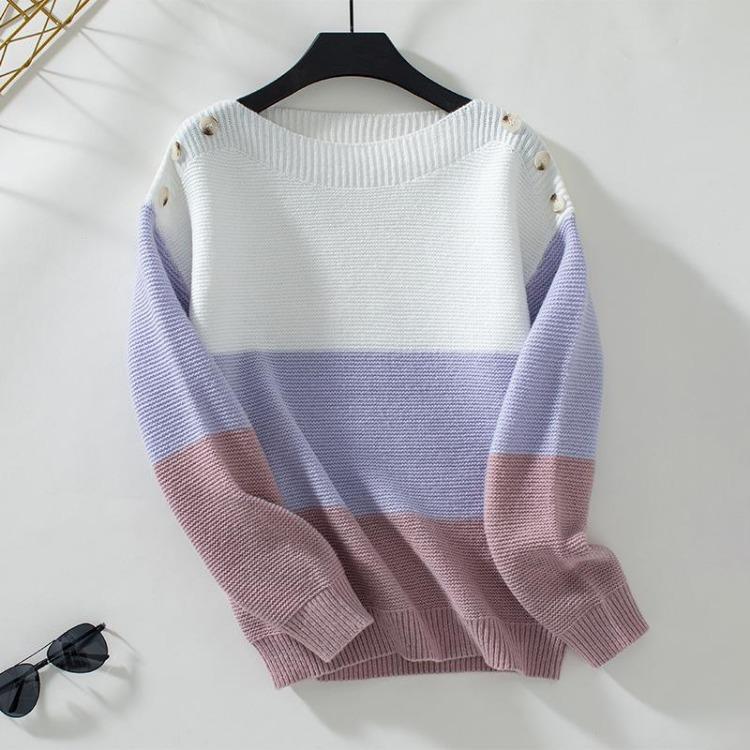 Loose Vintage Long Sleeve Cardigan Sweater O Neck Color Collision Knitwear Top Autumn Winter S
Loose Vintage Long Sleeve Cardigan Sweater O Neck Color Collision Knitwear Top Autumn Winter S